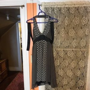 Black and white dress